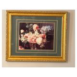 vintage floral still-life print