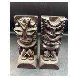 vintage hand-carved wooden Tiki figurine