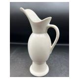 vintage 'hyalyn USA' white pitcher