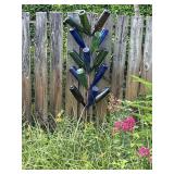 Garden bottle art
