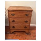 three-drawer bachelor's chest