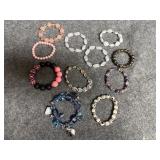 Costume jewelry bracelets