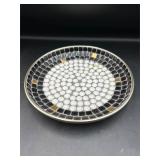 Vintage mosaic tile trinket dish