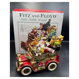 Fitz and Floyd Santa Mobile Musical Figurine