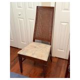 Vintage high-back dining side chair