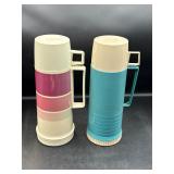 2 Vintage Thermos