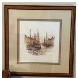 17x17' framed print