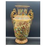 vtg Japanese-style Royal Satsuma porcelain vase