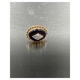 .5 gram 14k yellow gold earring (no match)
