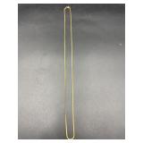 4.5 grams 24' 14k yellow gold necklace