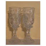 Shannon Crystal Lexington Hurricane Lamps