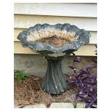 Bring help be prepared to move concrete bird bath