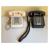 Push button touch tone telephones