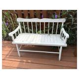 Vintage wooden bench