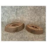 Cast iron sad iron bases W.H. Howell Co