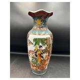 Vintage Satsuma-style porcelain vase