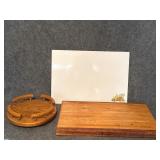Spice of life Corning ware cutting board & lazy
