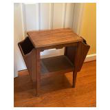 Magazine rack side table