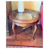 Ethan Allen wooden accent table
