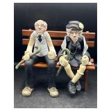 vintage Diana Manning 'Shelf Sitters' grandparents