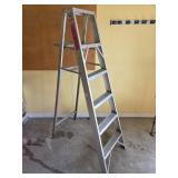 6 Ft Sears aluminum step ladder