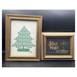 Vintage Christmas needlepoint