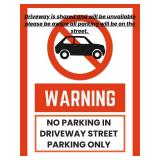 Parking is only available on the street