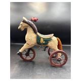 Vintage horse tricycle small size