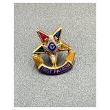 10k Top- Order of the Eastern Star Past Patron pin
