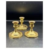 Baldwin brass candle holders