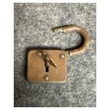 vintage box padlock