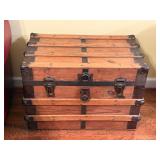 Vintage trunk 29 wide 17 deep 20 tall