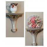 Vintage wall shelves