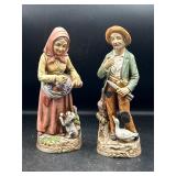 vintage Home Interiors (HOMCO) elderly farm couple