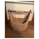 Basket of sewing goods