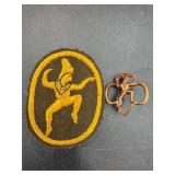 1930's Girl Scout BROWNIE EMBLEM Elf Felt Badge