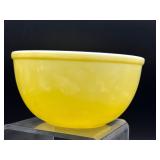 vintage yellow Fire-King milk glass mixing bowl