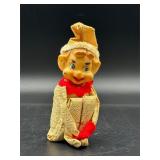 Vtg Japan Christmas Gold Lame Pixie Knee Hugger
