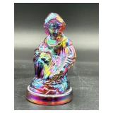Summit Art Glass iridescent purple carnival glass