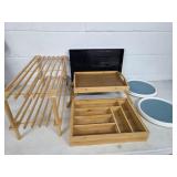 Expandable silverware organizer & more