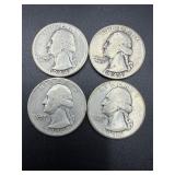 4-  1944 George Washington quarter 90% silver