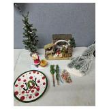 Christmas decor and tote