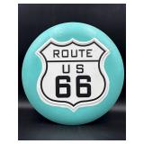 PAINTED! modern Route 66 metal sign