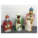 vintage Empire Plastics Three Wise Men Blow Molds