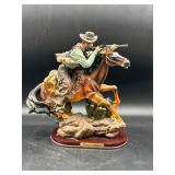 Premier Collection Western cowboy aiming a rifle