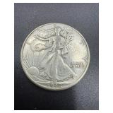 1942 Walking Liberty half dollar 90% silver