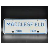 1986 Macclesfield, North Carolina town city tag