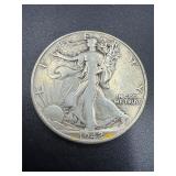 1942 Walking Liberty Half Dollar 90% silver
