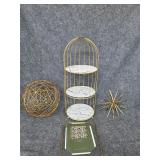 Gold tone home decor