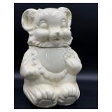 1940s Royal Wear Pottery USA bear cookie jar